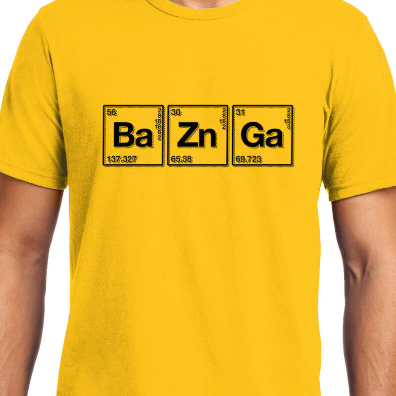 Xevomart Bazinga , Chemistry, Big Bang Theory, Sheldon , Unisex Graphic T-Shirt