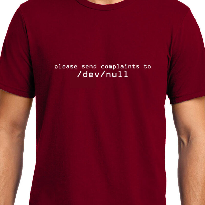 Xevomart Complaints to /dev /null , Programming , Coding , Unix , Unisex Graphic T-Shirt