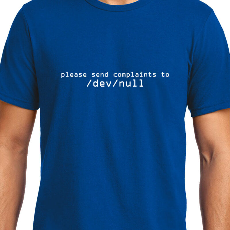 Xevomart Complaints to /dev /null , Programming , Coding , Unix , Unisex Graphic T-Shirt