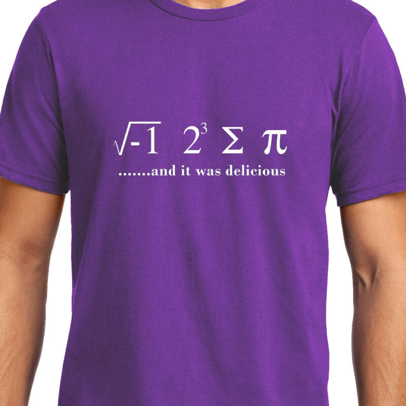 Xevomart I ate some pie and it was delicious , Math , Unisex Graphic T-Shirt