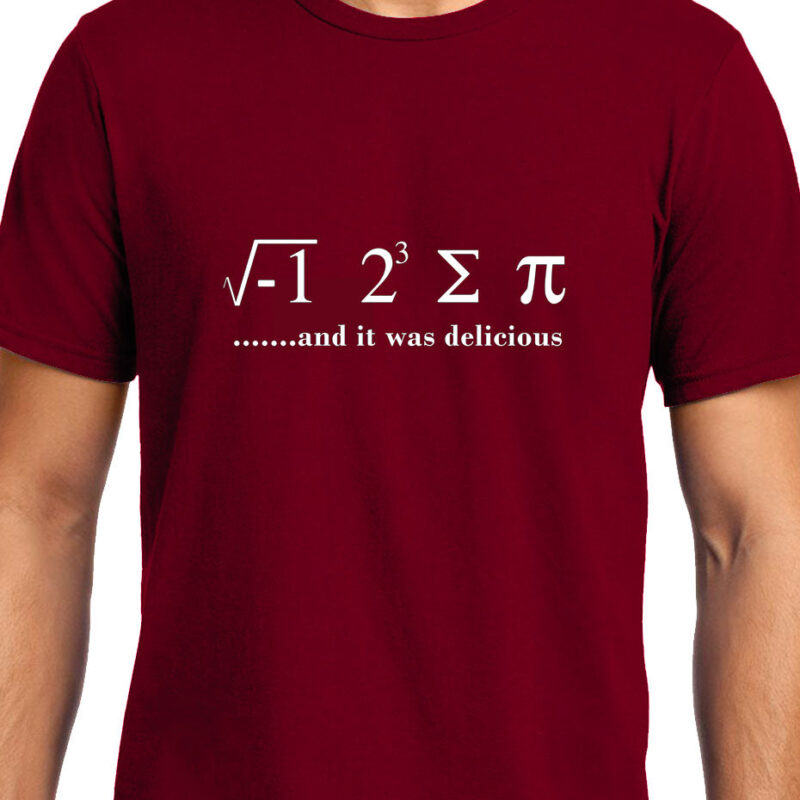 Xevomart I ate some pie and it was delicious , Math , Unisex Graphic T-Shirt