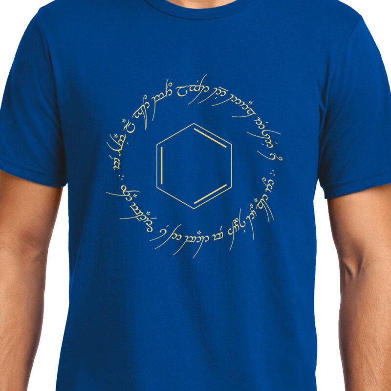 Xevomart One Ring to Rule , Benzene , Chemistry , Lord of the rings , Unisex Graphic T-Shirt