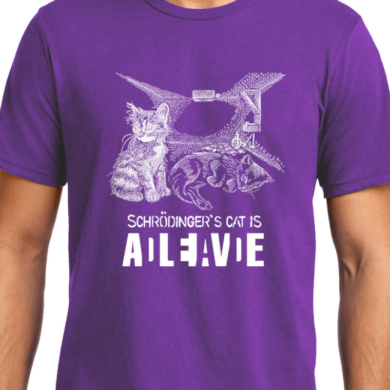 Xevomart Schrodinger's Cat , Physics , Unisex Graphic T-Shirt, EOSS