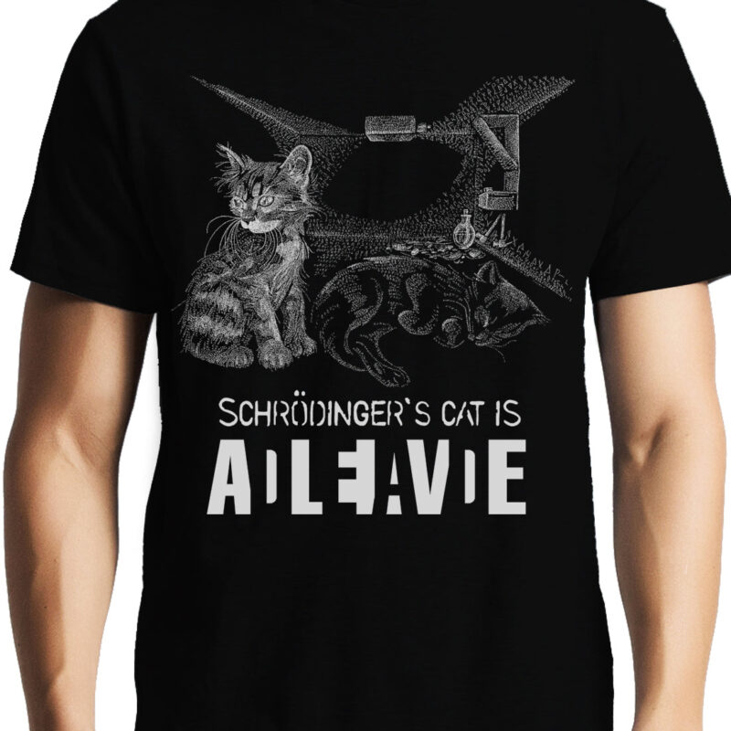 Xevomart Schrodinger's Cat , Physics , Unisex Graphic T-Shirt, EOSS