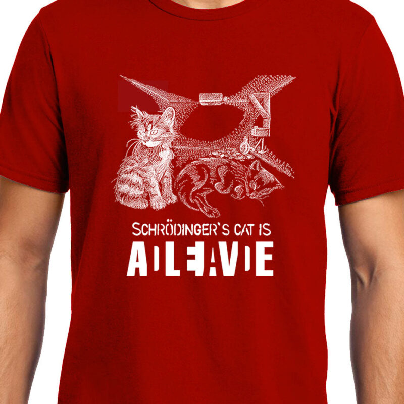 Xevomart Schrodinger's Cat , Physics , Unisex Graphic T-Shirt, EOSS