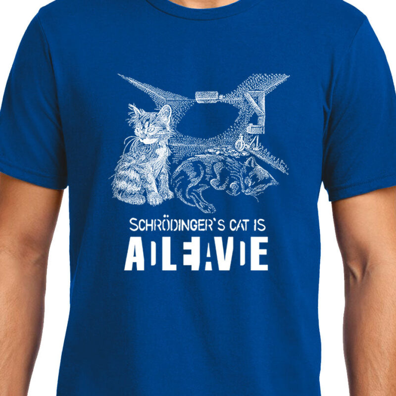 Xevomart Schrodinger's Cat , Physics , Unisex Graphic T-Shirt, EOSS