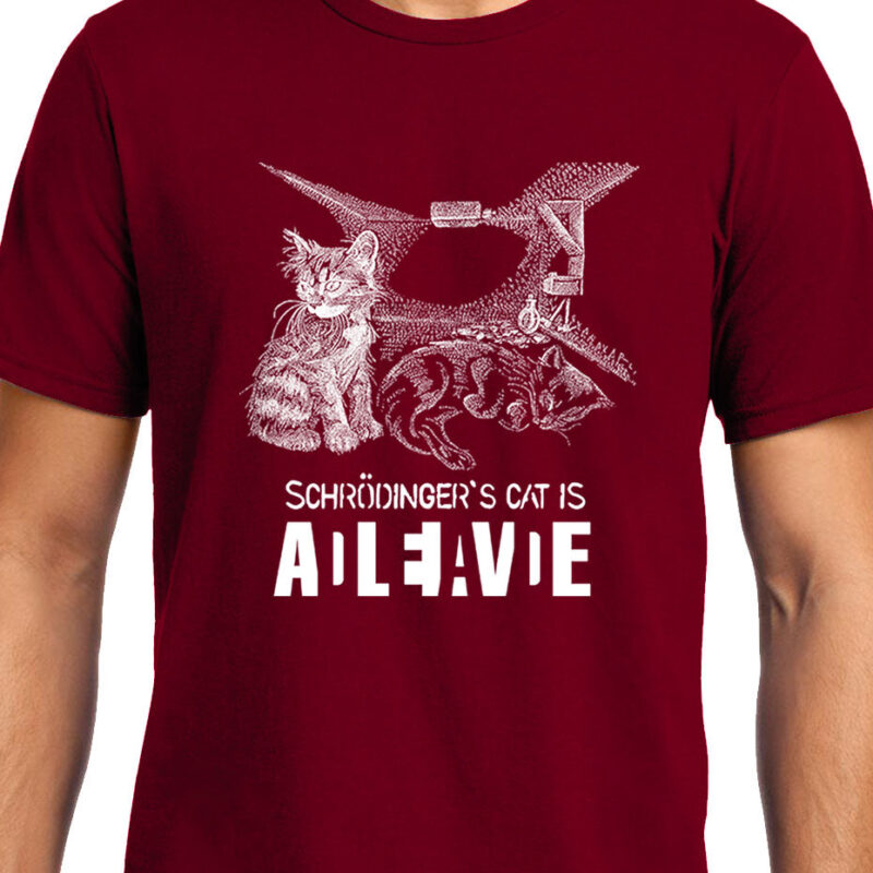 Xevomart Schrodinger's Cat , Physics , Unisex Graphic T-Shirt, EOSS