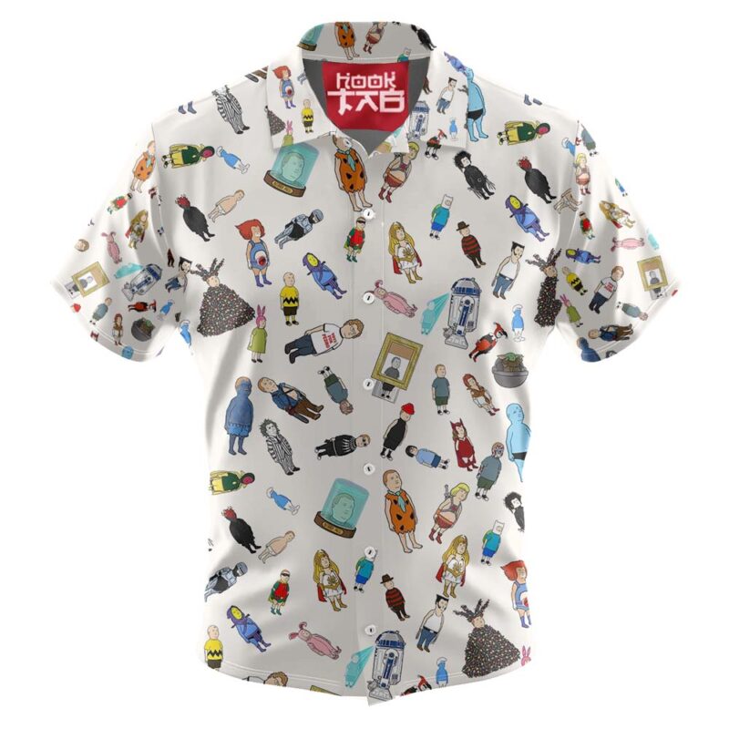 Bobby Hill King Of The Hill Pattern Hawaiian Shirt