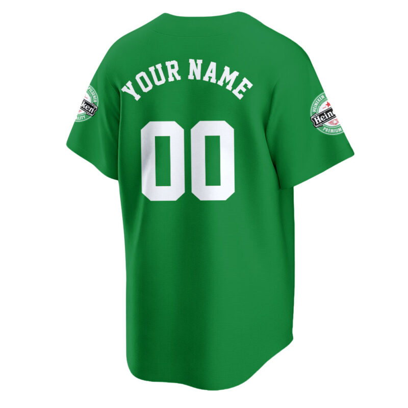 Personalized Heineken Baseball Jersey