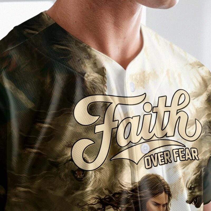 Jesus Protect the Lamp Baseball Jersey