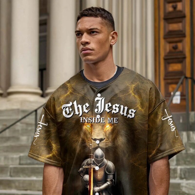 The Jesus Inside Me Baseball Jersey
