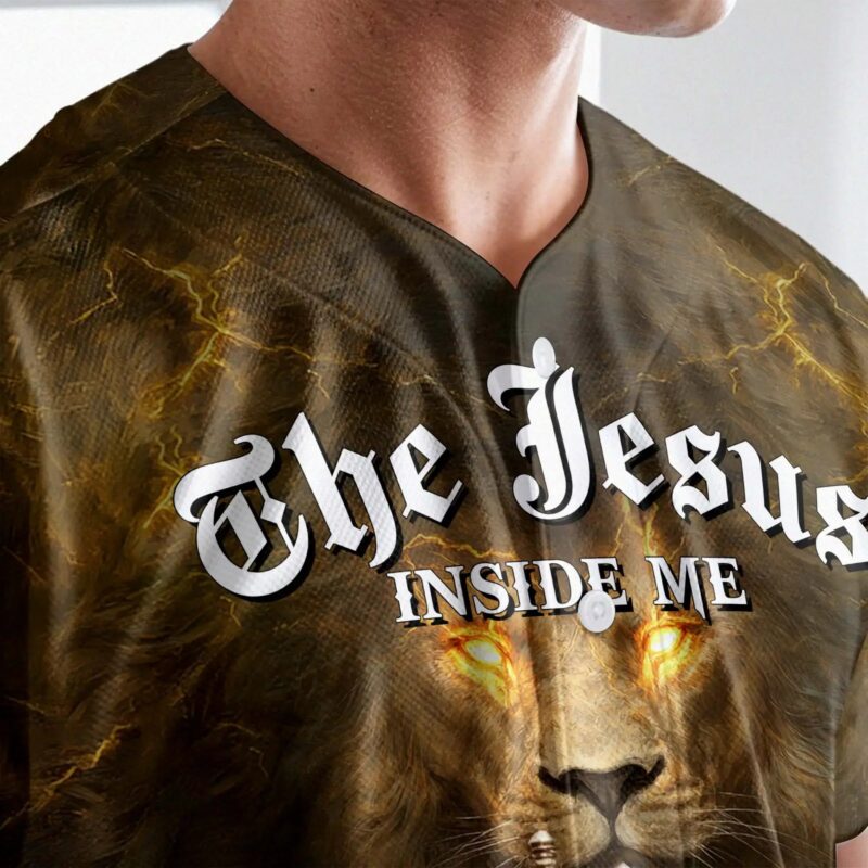 The Jesus Inside Me Baseball Jersey