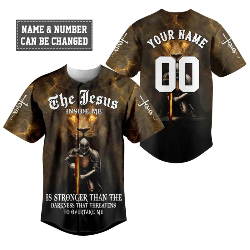 The Jesus Inside Me Baseball Jersey