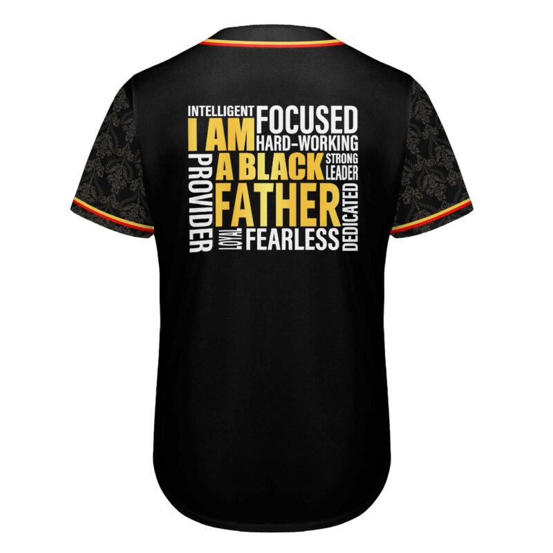 I Am A Black Father Baseball Jersey
