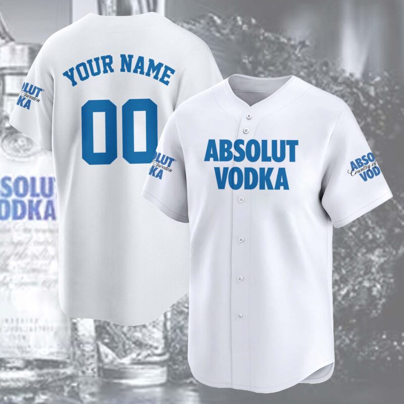 Personalized Absolut Vodka Baseball Jersey