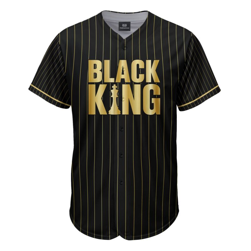 Black King Baseball Jersey