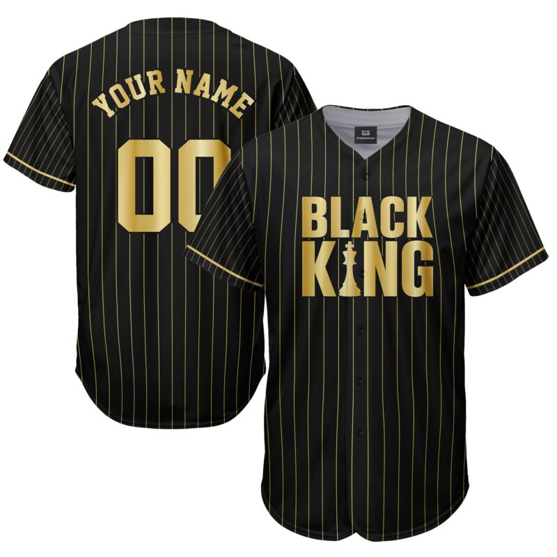 Black King Baseball Jersey