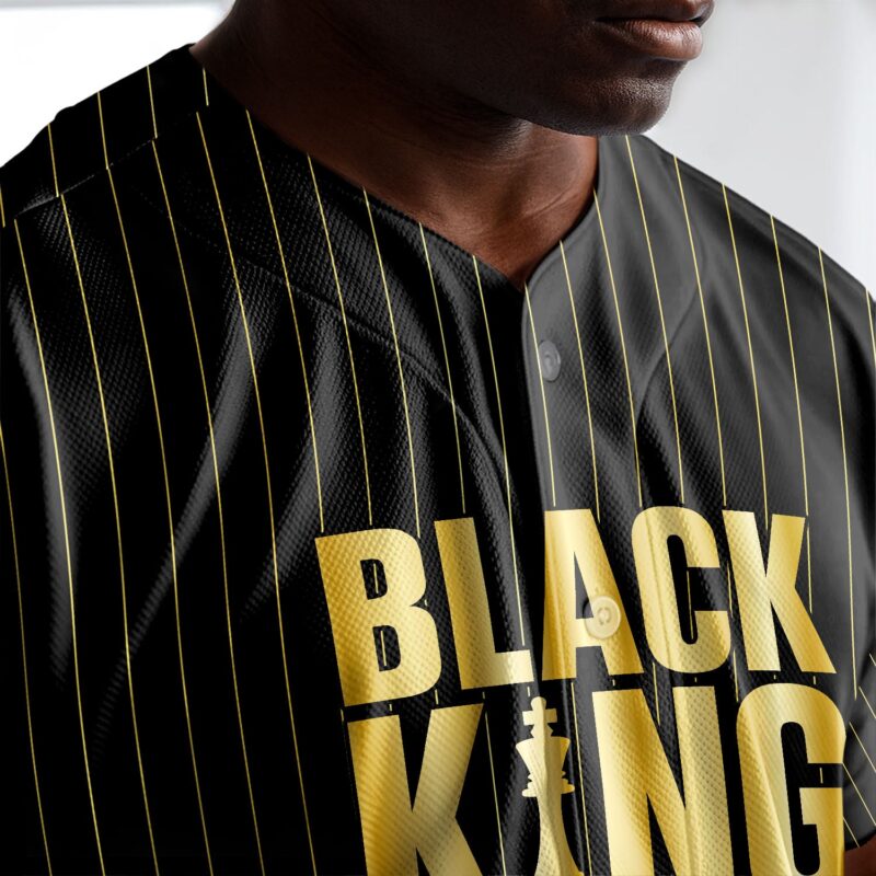 Black King Baseball Jersey