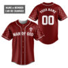 Man Of God Baseball Jersey