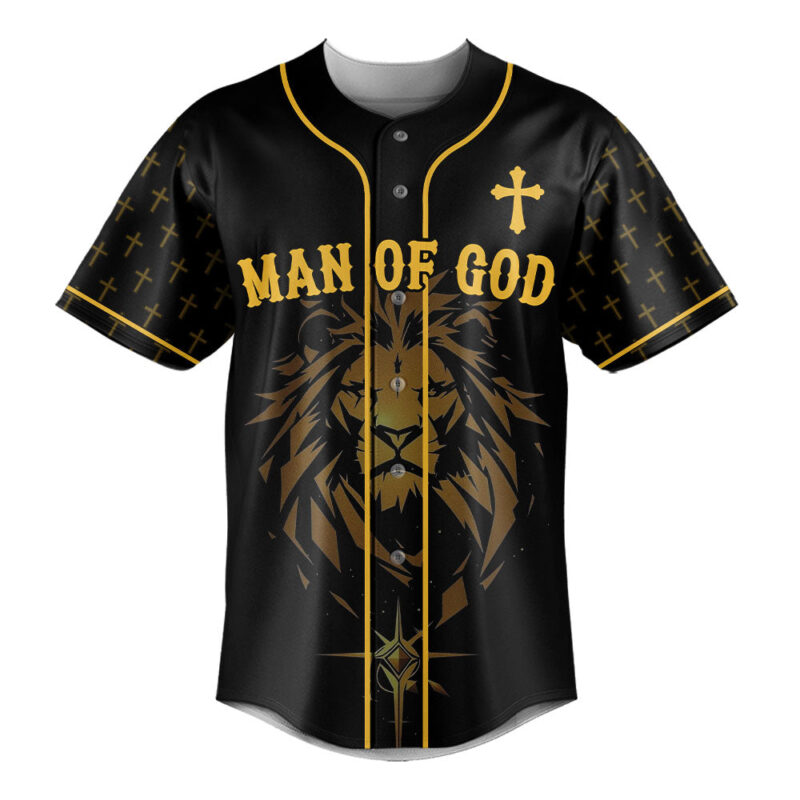 Man Of God Baseball Jersey