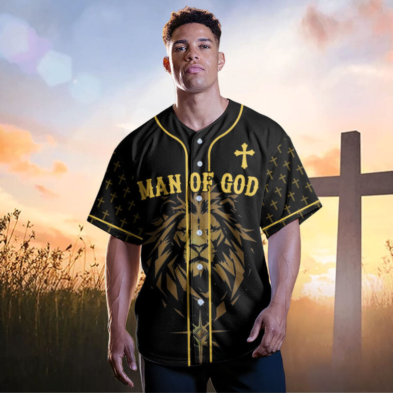 Man Of God Baseball Jersey
