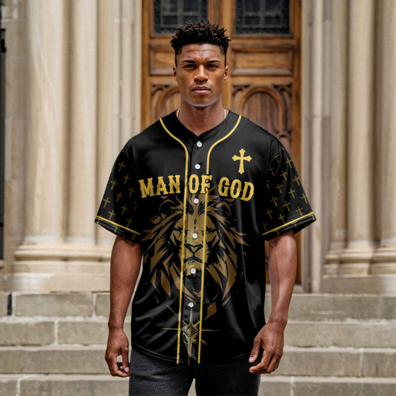 Man Of God Baseball Jersey