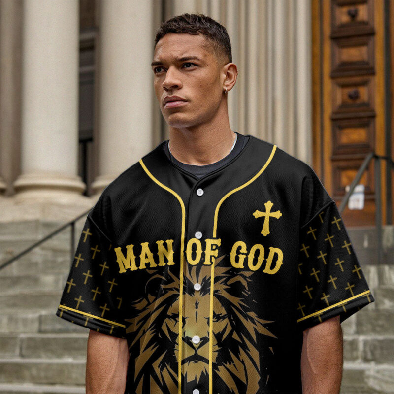 Man Of God Baseball Jersey