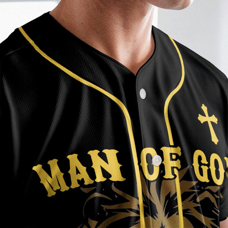Man Of God Baseball Jersey