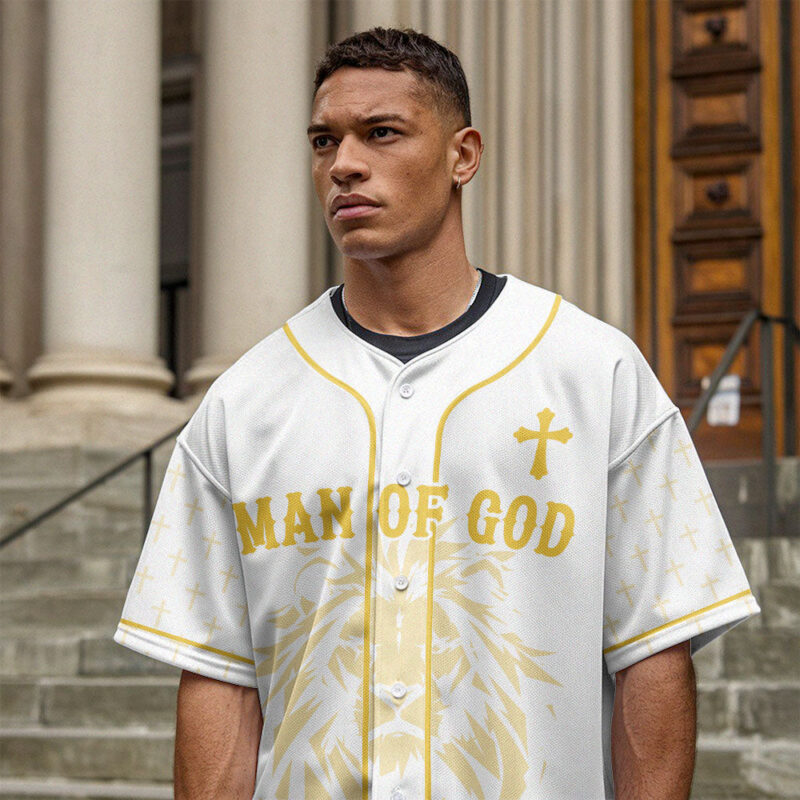 Man Of God Baseball Jersey