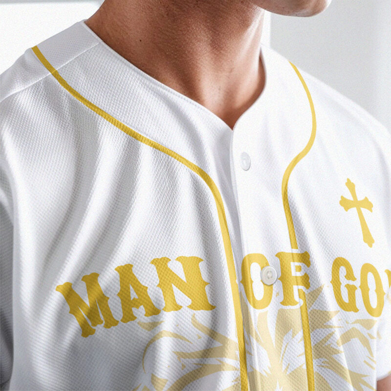 Man Of God Baseball Jersey