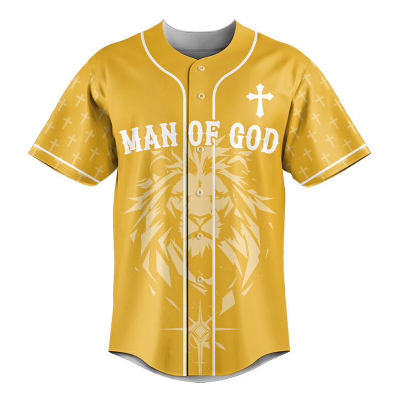 Man Of God Baseball Jersey