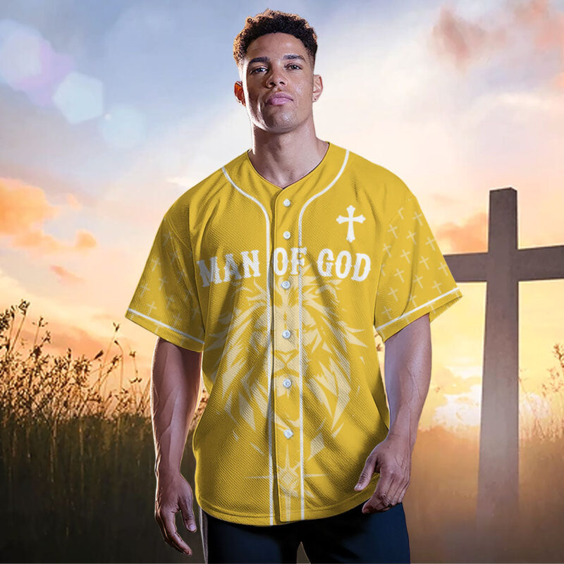 Man Of God Baseball Jersey