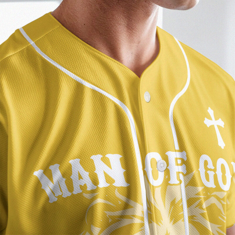Man Of God Baseball Jersey