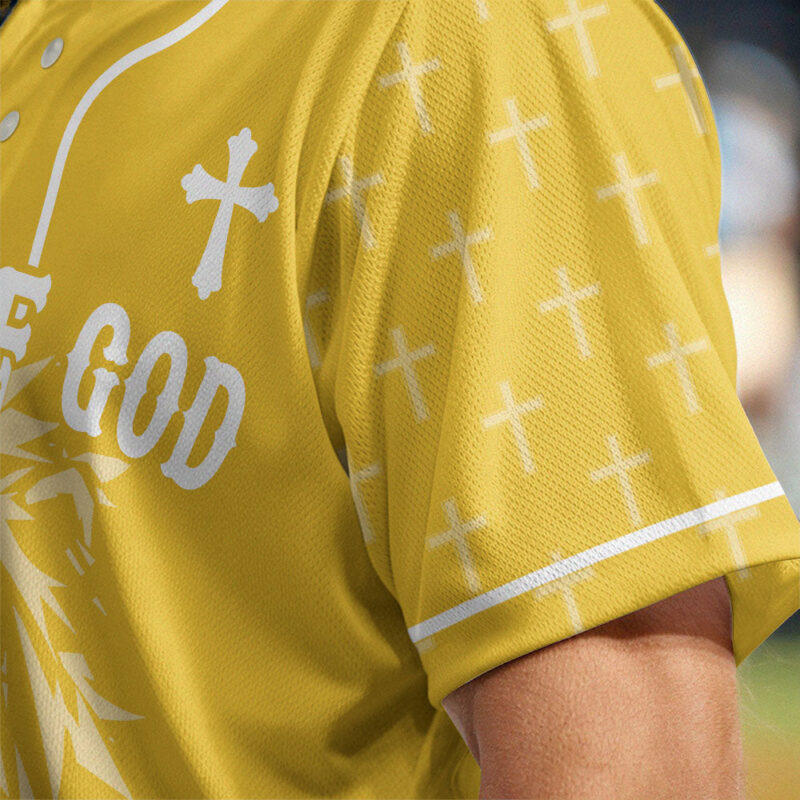 Man Of God Baseball Jersey