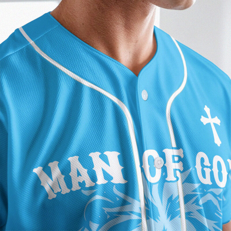 Man Of God Baseball Jersey
