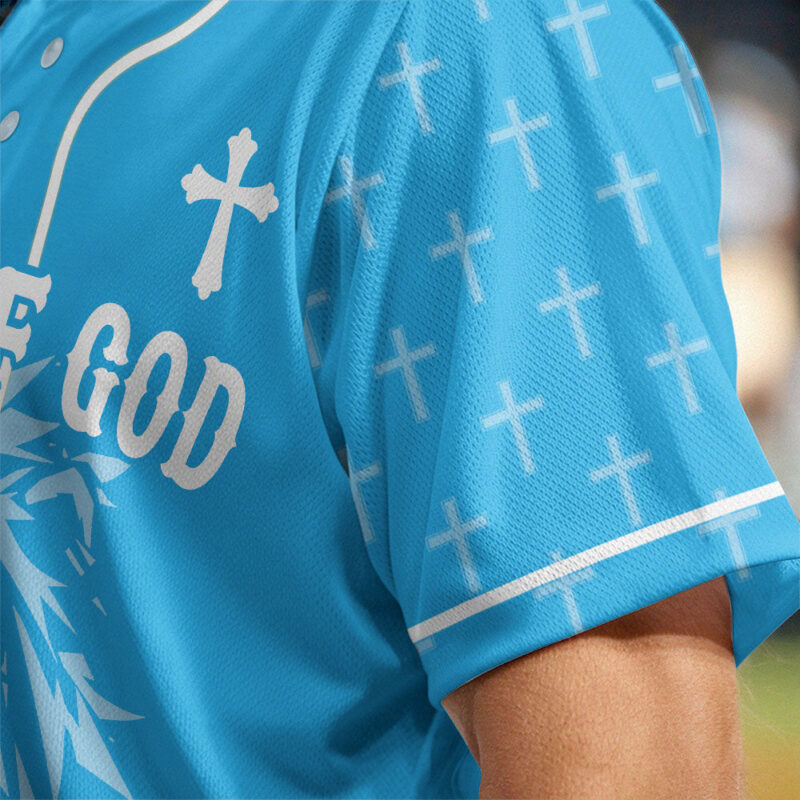 Man Of God Baseball Jersey
