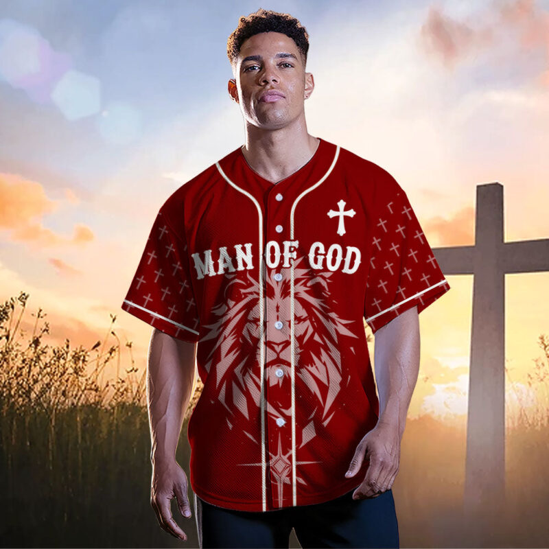 Man Of God Baseball Jersey