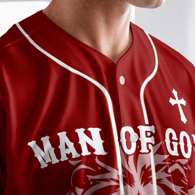 Man Of God Baseball Jersey