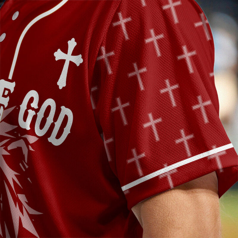 Man Of God Baseball Jersey