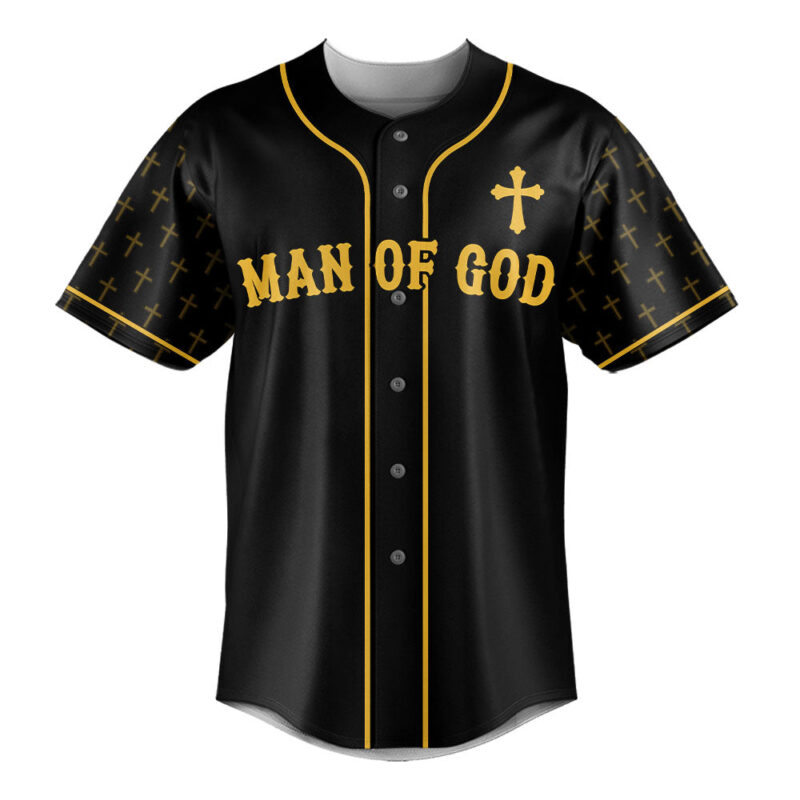 Man Of God Baseball Jersey