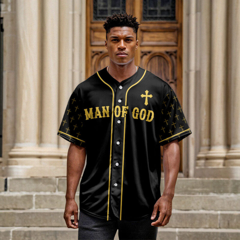 Man Of God Baseball Jersey