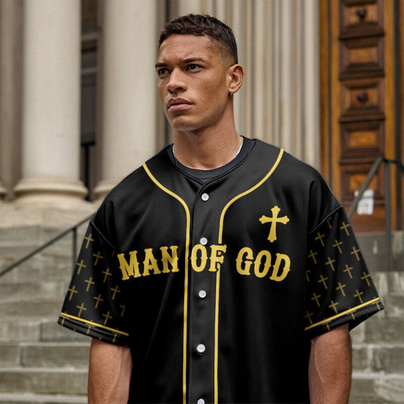 Man Of God Baseball Jersey