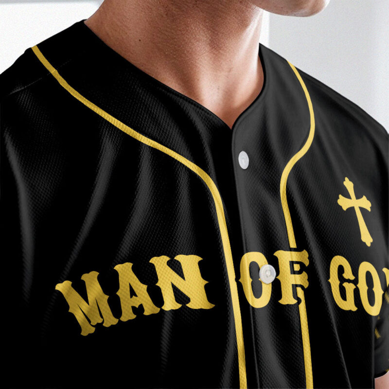 Man Of God Baseball Jersey