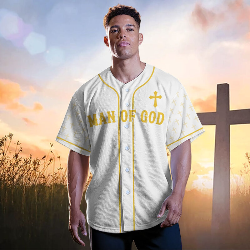 Man Of God Baseball Jersey