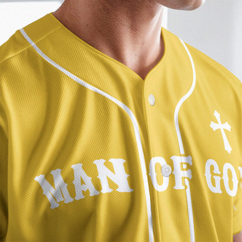 Man Of God Baseball Jersey