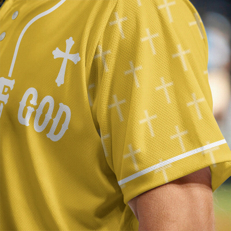 Man Of God Baseball Jersey