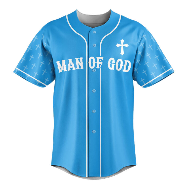 Man Of God Baseball Jersey