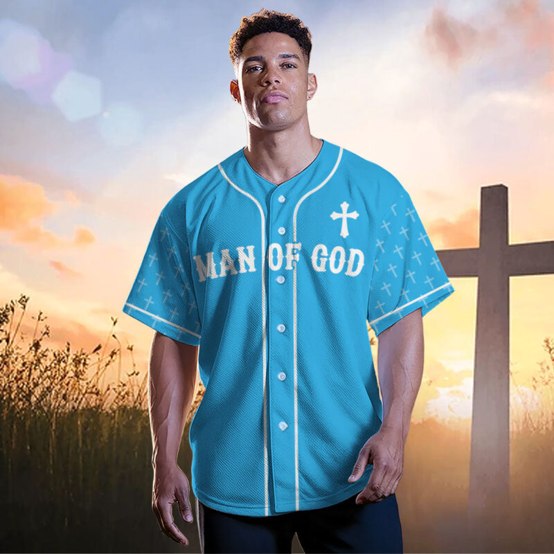 Man Of God Baseball Jersey
