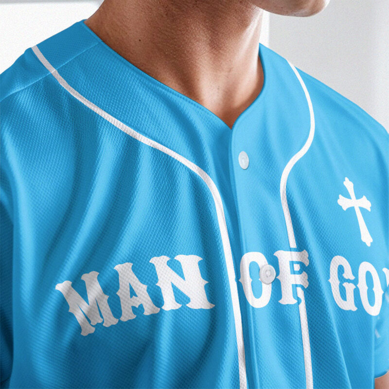 Man Of God Baseball Jersey