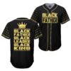 Black Father Black Leader Black King Baseball Jersey